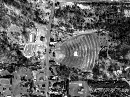 Lakes Drive-In Theatre - Aerial - Photo From Terraserver